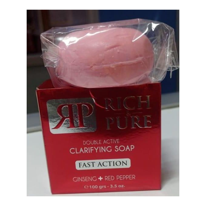 Rich & Pure Double Active Clarifying Soap – Fast Action | 100g