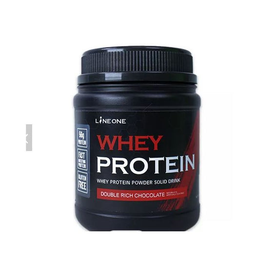 Line One 100% Whey Protein Mass Gainer Double Chocolate 500g - Fast Muscle Growth