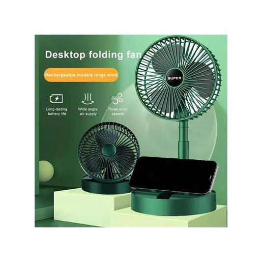 Foldable Rechargeable Mini Portable Fan – USB Charging
