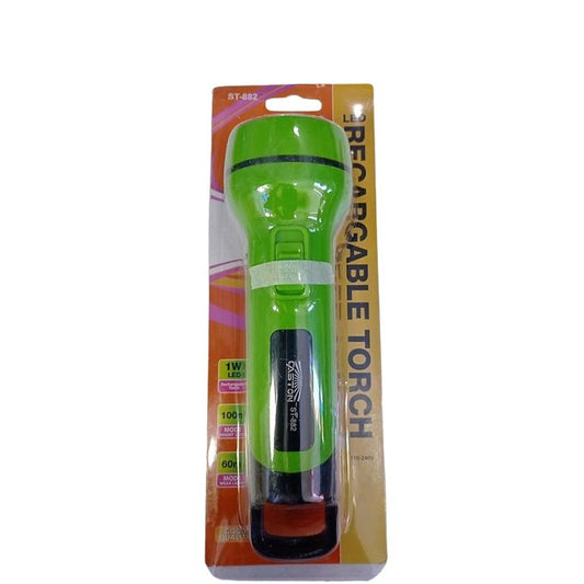 Caston Bright LED Rechargeable Flashlight Torch