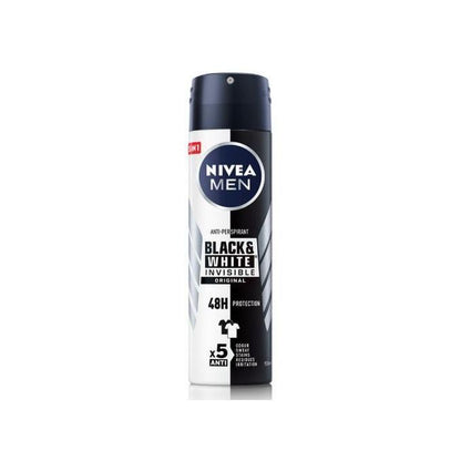 NIVEA MEN Black & White Original Anti-Perspirant Spray – 48h Protection