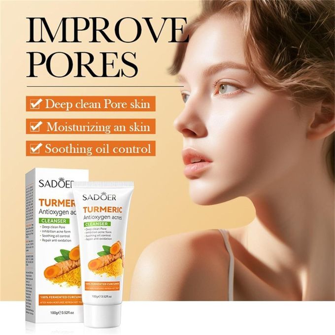 SADOER Turmeric Face Wash Cleanser