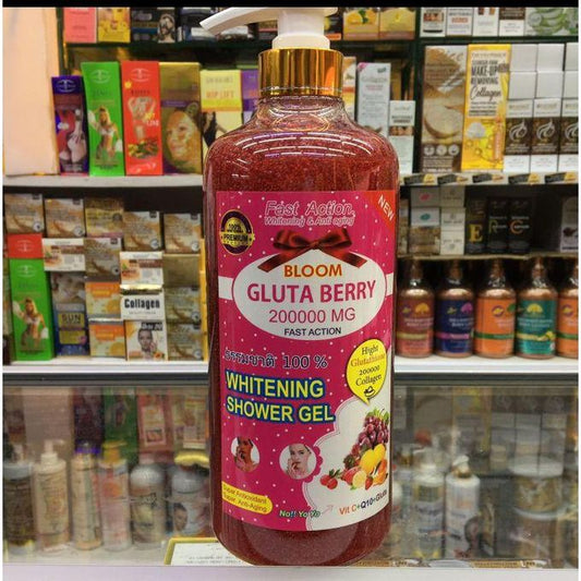 🔥 LIMITED DEAL — Bloom Gluta Berry Shower Gel | Whiten + Anti-Aging + Radiant Glow Every Shower | KSh 2800