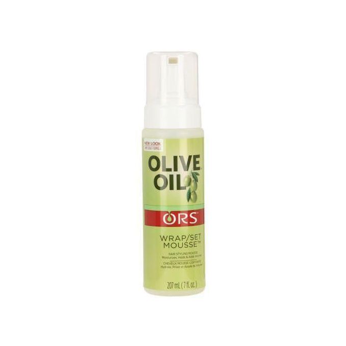 ORS Olive Oil Hold & Shine Wrap/Set Mousse – with Coconut Oil