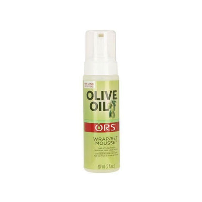 ORS Olive Oil Hold & Shine Wrap/Set Mousse – with Coconut Oil