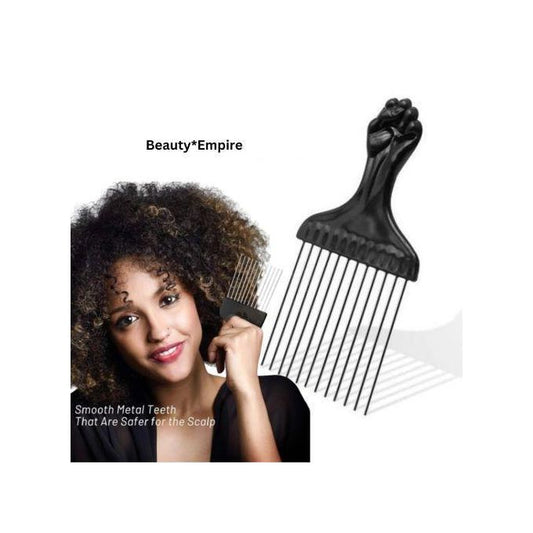 3pcs WT Metal Afro Comb Set – Wide-Toothed Afro Pick Tools