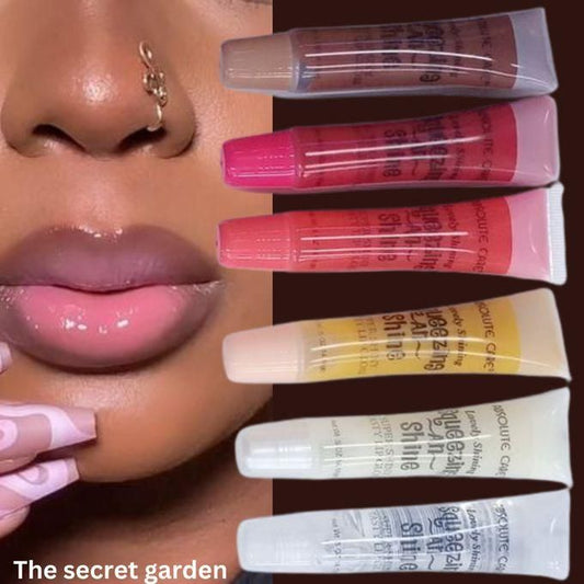 Miss Look 6pcs Squeeze N Shine Lip Gloss – Fruity Lip Balm Set