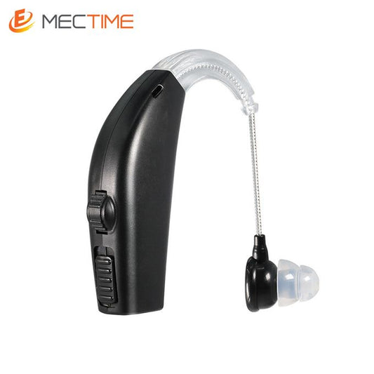 Monaural Portable Hearing Aid – For Children & Adults (Black)