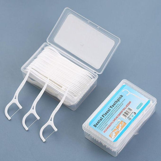 Toothpick Floss  Dental Floss Picks for Teeth Whitening