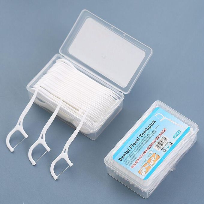 Toothpick Floss  Dental Floss Picks for Teeth Whitening
