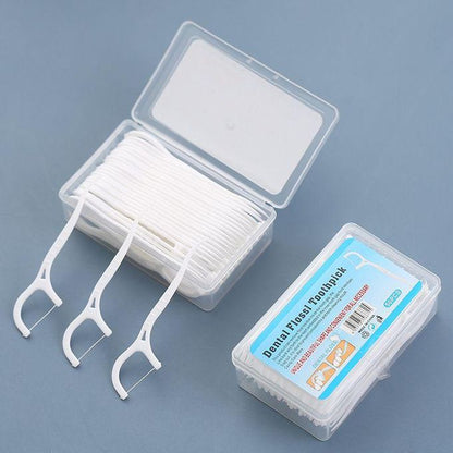 Toothpick Floss  Dental Floss Picks for Teeth Whitening