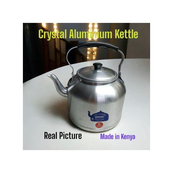 8 Litres Crystal Aluminium Kettle – Heavy-Duty & High-Capacity