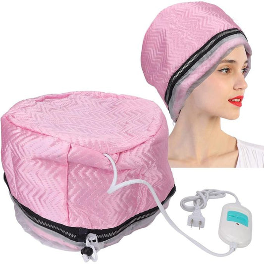 Hair Steamer Thermal Heat Cap – Deep Conditioning & Nourishing Treatment at Home