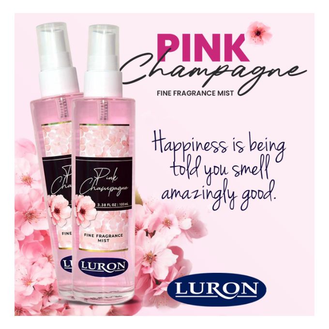 Luron Pink Champagne Fine Fragrance Mist Perfume