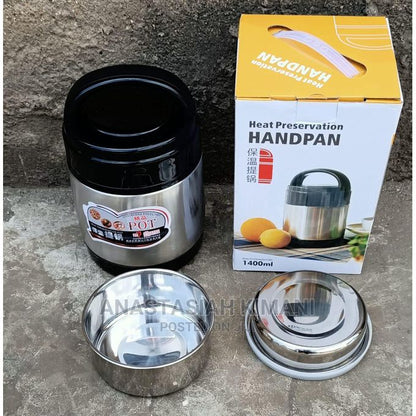 Food Flask with Hand Pan Lid-1000ml