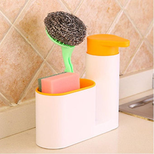 Kitchen Liquid Soap Dispenser with Sink Caddy