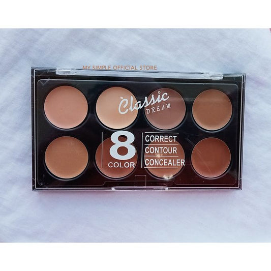 Classic 8 Correct Contour Concealer Cream Palette A