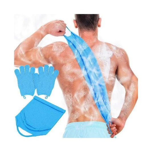 Exfoliating Back Scrubber + Free Exfoliating Gloves