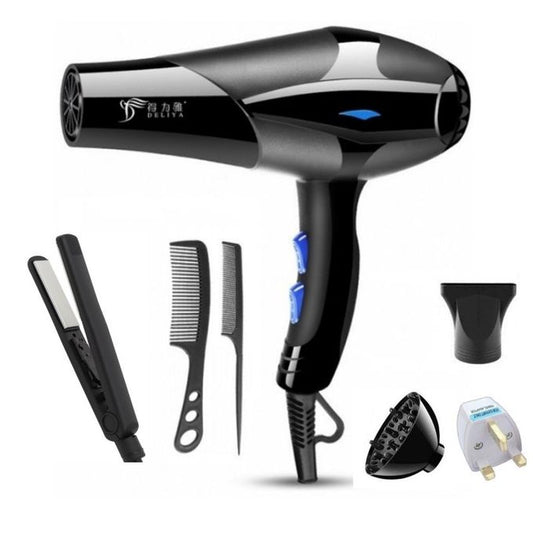 Deliya Hair Dryer & Hair Straightener Set