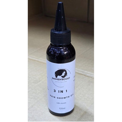 SHINEN'BOOST Revitalize 3 In 1 Hair Growth Stimulator Oil – 120ml