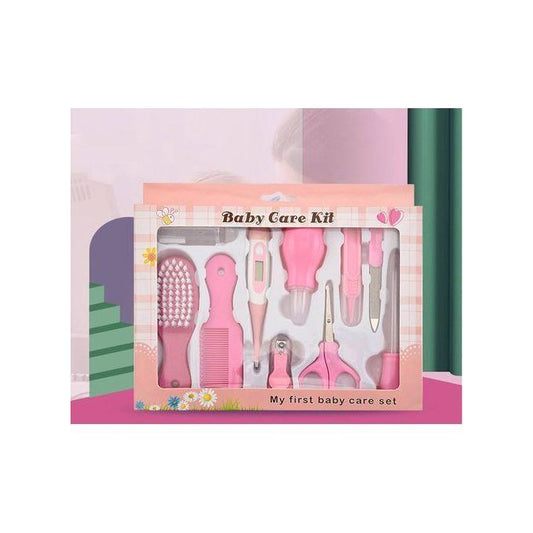 Baby Care Grooming Kit 10-in-1 Nursery Healthy Care Set – Pink