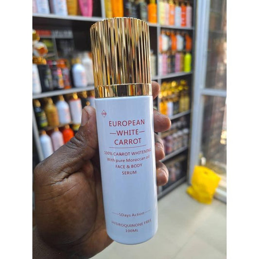 European White Carrot Whitening Face & Body Serum – 100ml