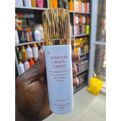 European White Carrot Whitening Face & Body Serum – 100ml