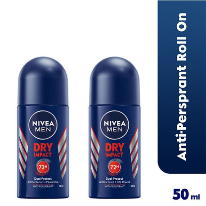 NIVEA Men Dry Impact Anti-Perspirant Roll-On 50ML