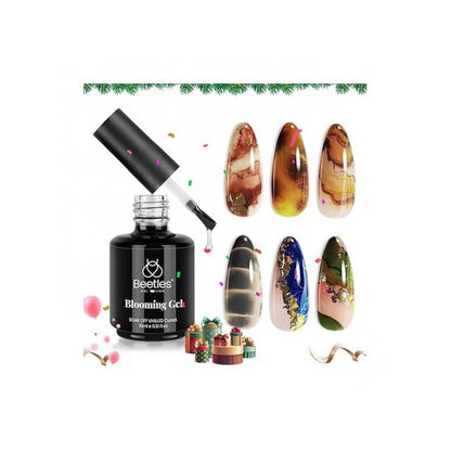 BEETLES Nail Blooming Gel 15ml – Clear UV/LED Blossom Gel Polish