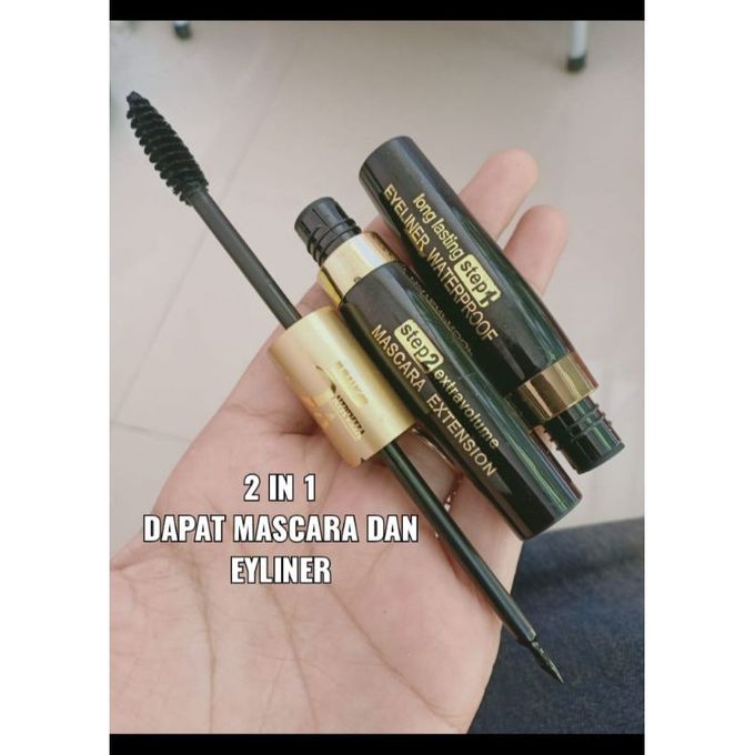 Miss Look Waterproof 2-in-1 Mascara & Eyeliner