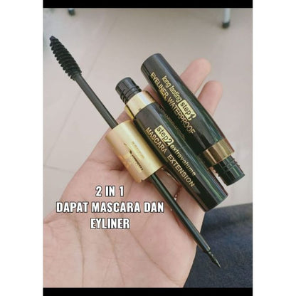 Miss Look Waterproof 2-in-1 Mascara & Eyeliner