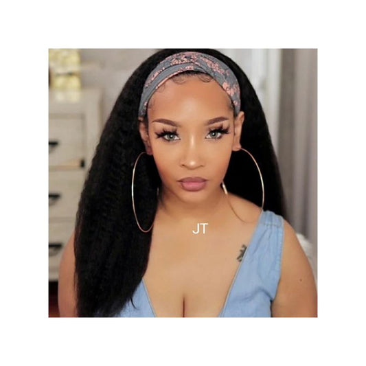 Natural Straight Headband Wig