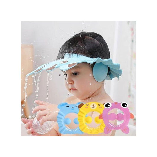 Baby Shower Cap – Adjustable Silicone Shampoo & Bath Protection Hat