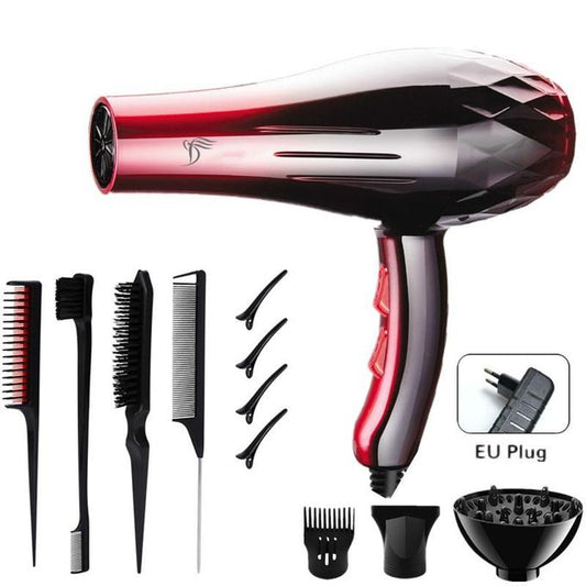 2200W Blow Dry Hair Dryer – Professional Fast Heating Hot & Cold Hair Comb Set