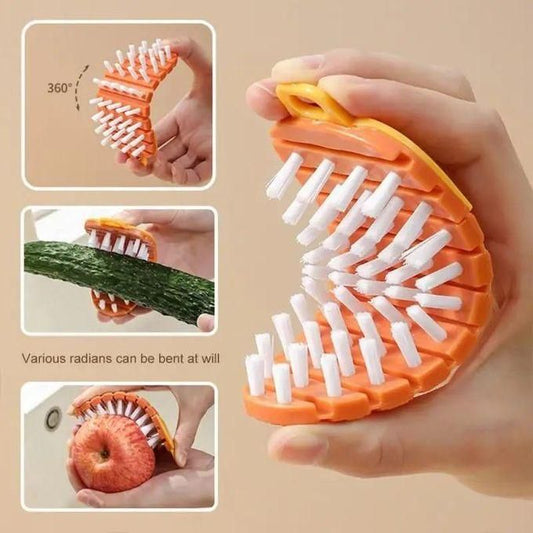 Flexible Vegetable Cleaning Brush
