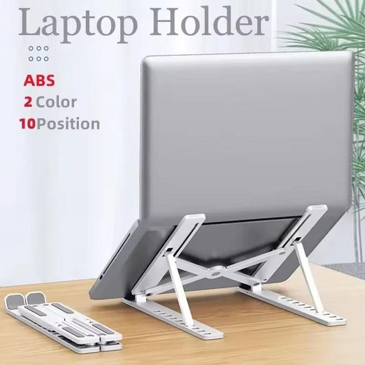 Ten-Level Adjustable Foldable Laptop Stand