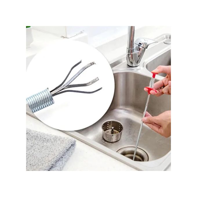 Sink Claw Pickup Tool – Kitchen & Bathroom Pipeline Dredge Cleaner