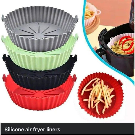Durable Reusable Silicone Airfryer Liners – Airfryer Basket & Oven Accessories