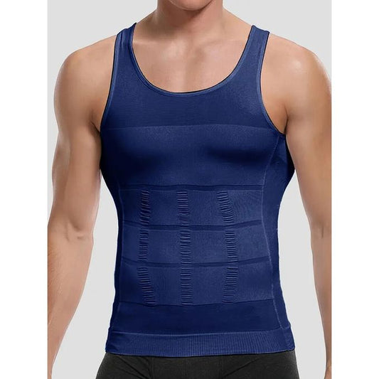 Men's Body Shaper Compression Vest – Abdominal Control & Support