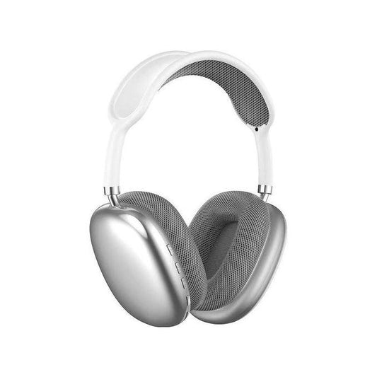 P9 Wireless Bluetooth Earphones – Noise Cancelling Over-Ear Sports & Gaming Headset (Silver)