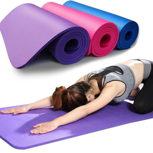 Exercise Yoga Mat – 4mm Thick Non-Slip Fitness Mat