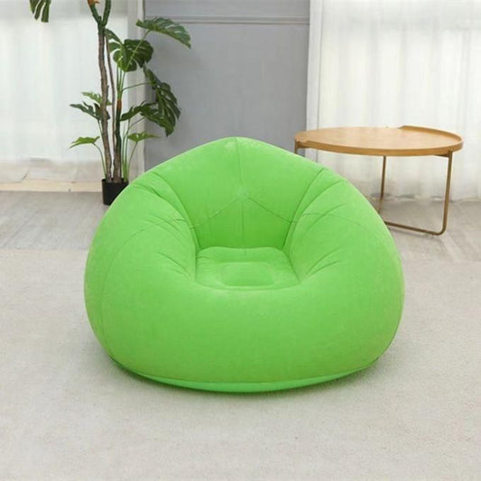 Inflatable Sofa Chair Bean Bag – Flocking PVC Garden Lounge