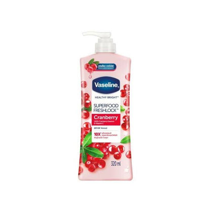 Vaseline Healthy Bright Superfood Freshlock Cranberry Body Lotion