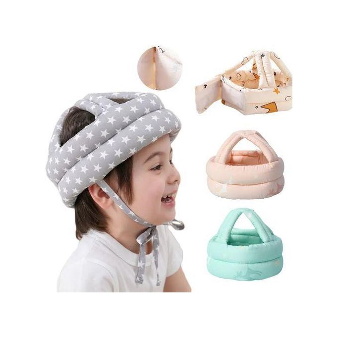 Unisex Cotton Infant Toddler Safety Helmet Head Protector