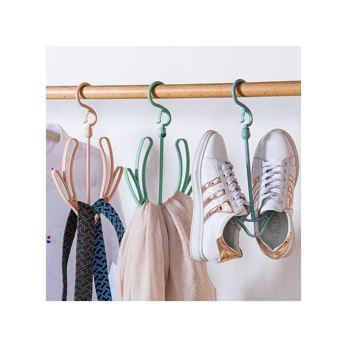 2 Pcs Shoe Hanger / Shoe Drying Hanger Rack