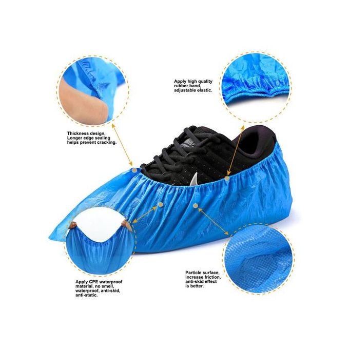🔥 LIMITED DEAL — Disposable Shoe Covers 2 Pairs | Waterproof + Non-Slip + Elastic Fit + Hygienic | KSh 2950