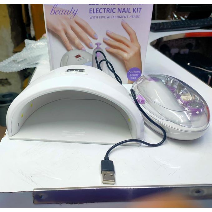 2 in 1 LED Nail Dryer and Electric Nail Kit