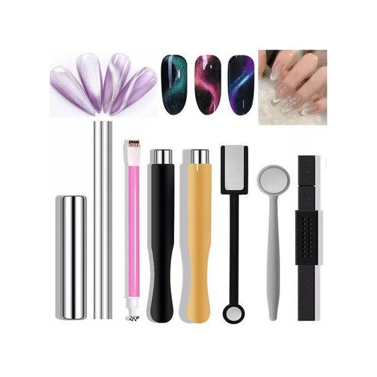 10pcs 9D Magnetic Gel Nail Art Magnetic Sticks Set