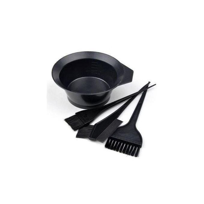 4PCS Hair Dye Kit – Hair Color Brush, Comb & Mixing Bowl Set