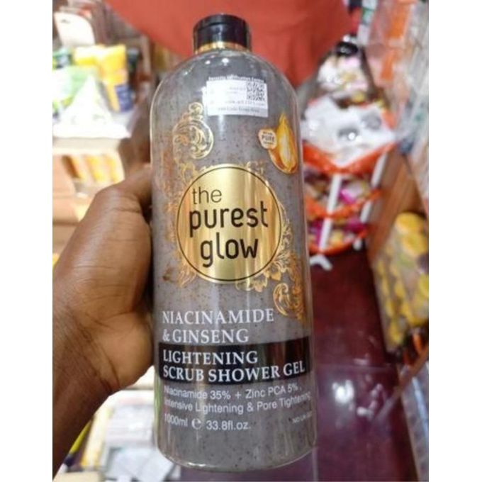 The Purest-Glow Niacinamide & Ginseng Lightening Scrub Shower Gel